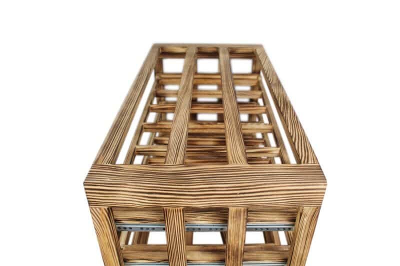 Wine Rack - Half Zoe Horizontal - Burnt Pine - Image 5