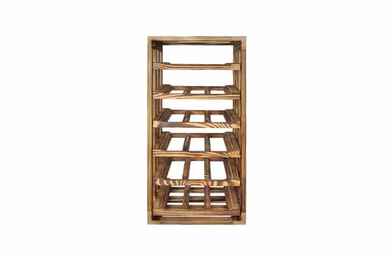 Wine Rack - Half Zoe Vertical - Burnt Pine
