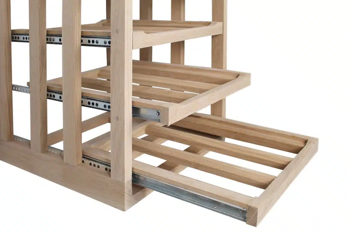 Wine Rack - Half Zoe Vertical - Oak - Image 6