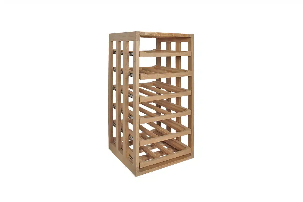 Wine Rack - Half Zoe Vertical - Oak - Image 5