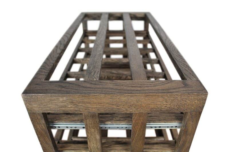 Wine Rack - Half Zoe Horizontal - Smoked Oak - Image 5