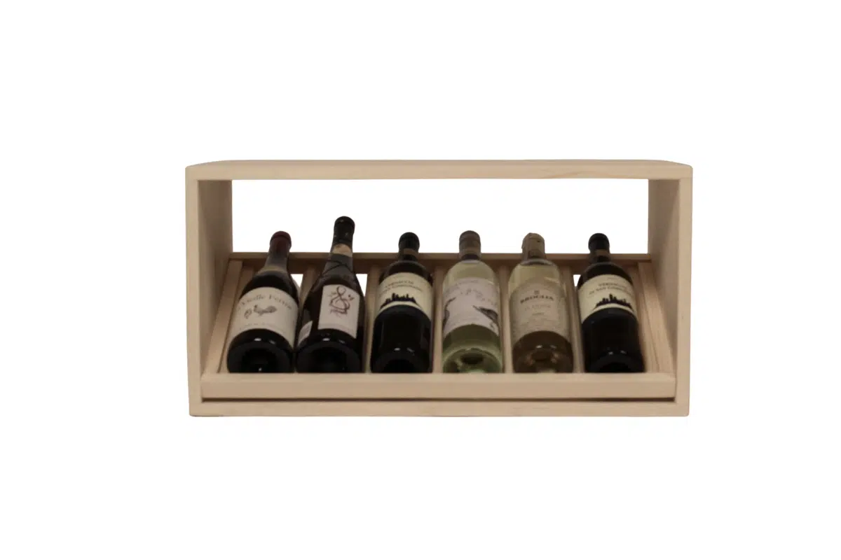 Wine Rack - Half Dora Horizontal - Pine - Image 4