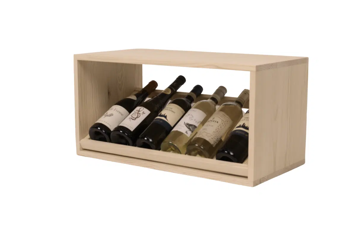 Wine Rack - Half Dora Horizontal - Pine - Image 5