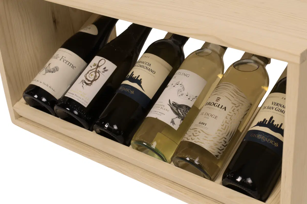 Wine Rack - Half Dora Horizontal - Pine - Image 6