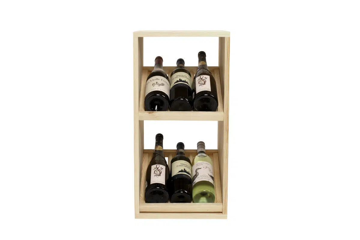 Wine Rack - Half Dora Vertical - Pine - Image 5