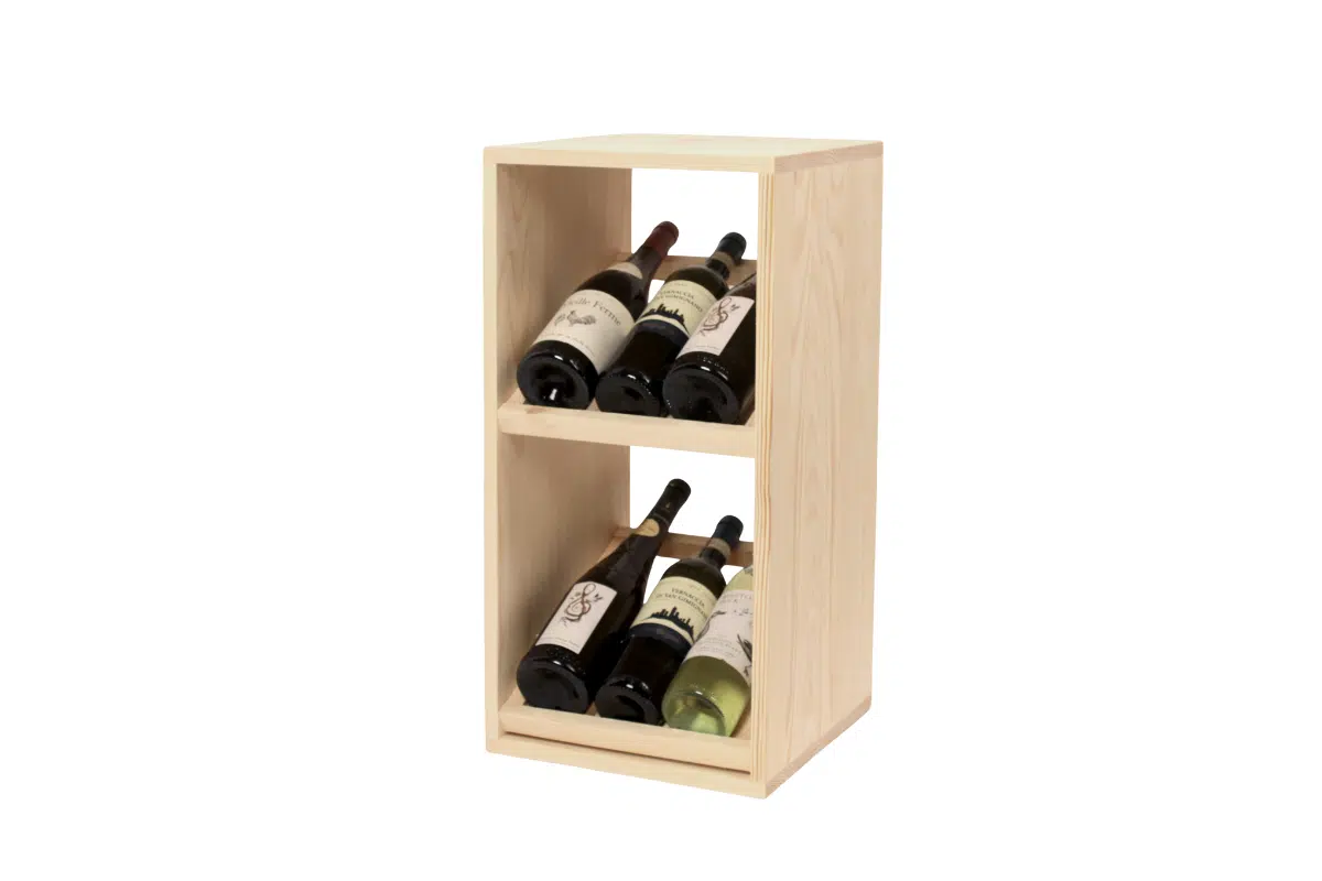 Wine Rack - Half Dora Vertical - Pine - Image 6