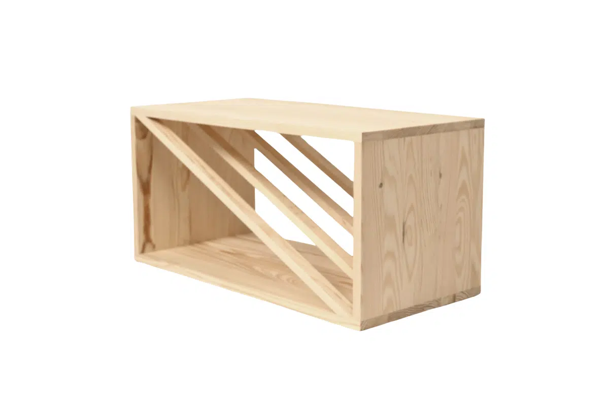 Wine Rack - Half Oscar - Pine - Image 3