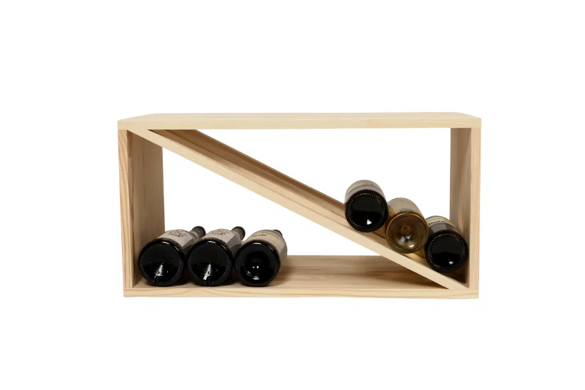 Wine Rack - Half Oscar - Pine - Image 5