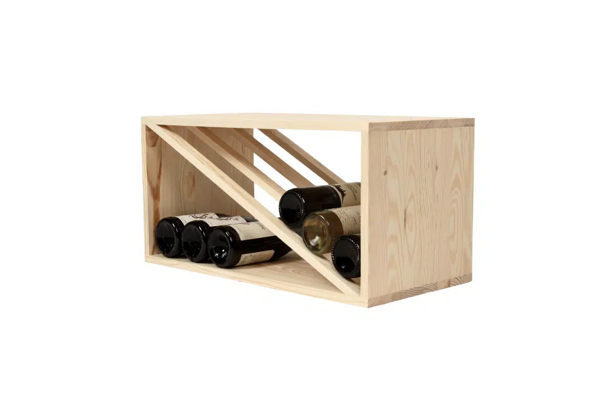 Wine Rack - Half Oscar - Pine - Image 6