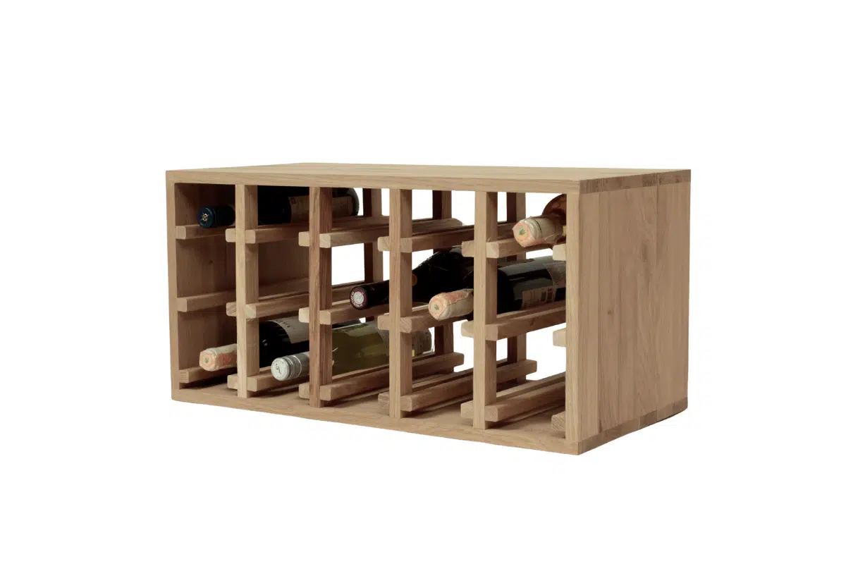 Wine Rack - Half Reese Horizontal - Oak - Image 7