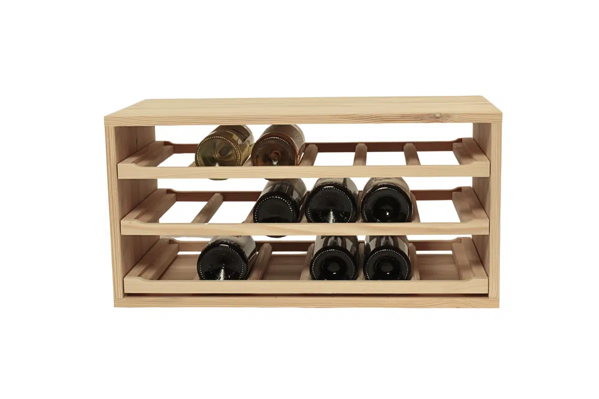 Wine Rack - Half Sasha Horizontal - Pine - Image 5