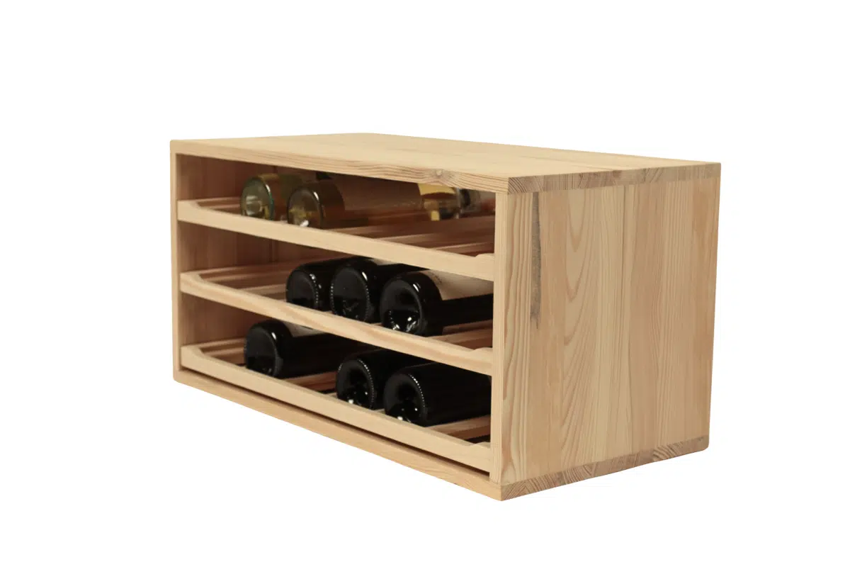 Wine Rack - Half Sasha Horizontal - Pine - Image 6