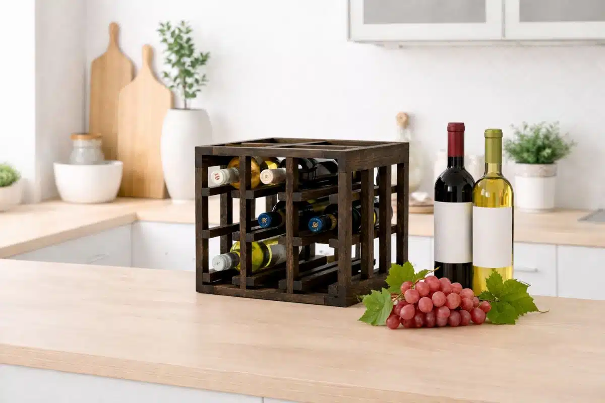 Wine Rack - Jay - Smoked Oak - Image 8