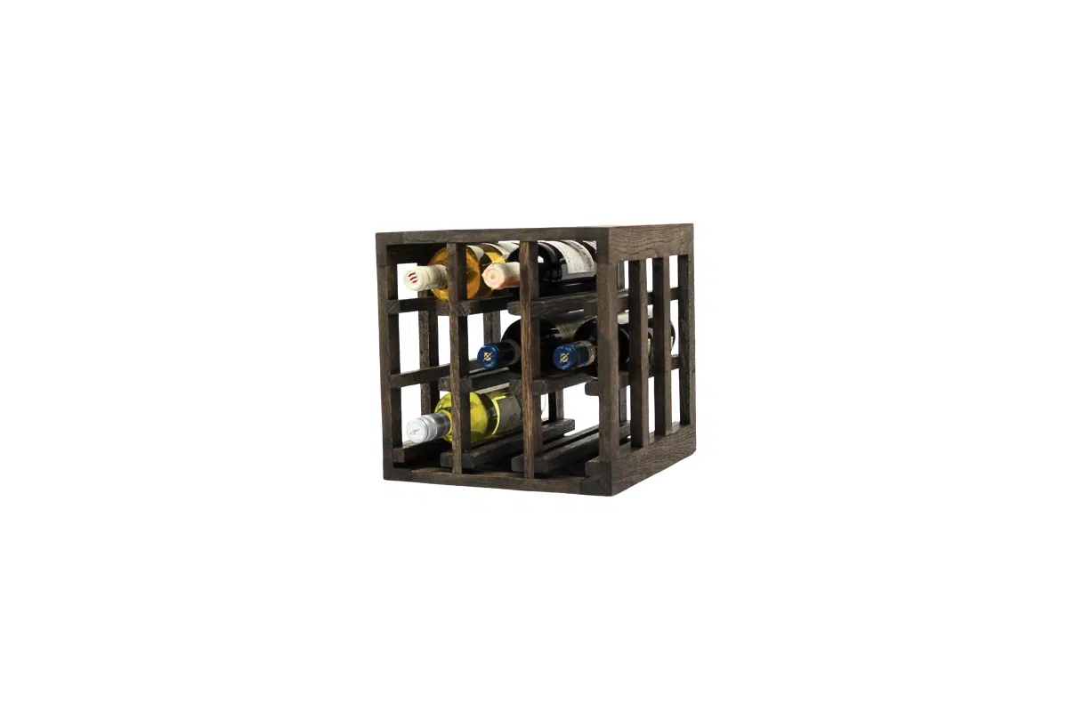 Wine Rack - Jay - Smoked Oak - Image 6