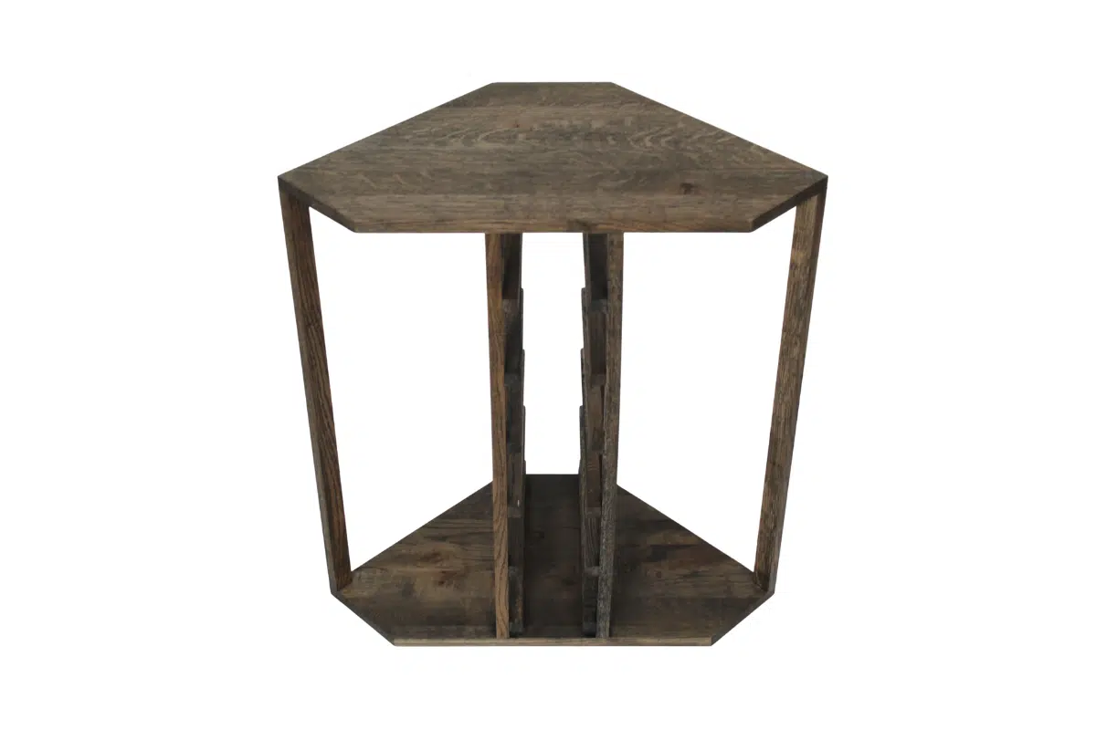 Wine Rack - Nia Corner - Smoked Oak - Image 2