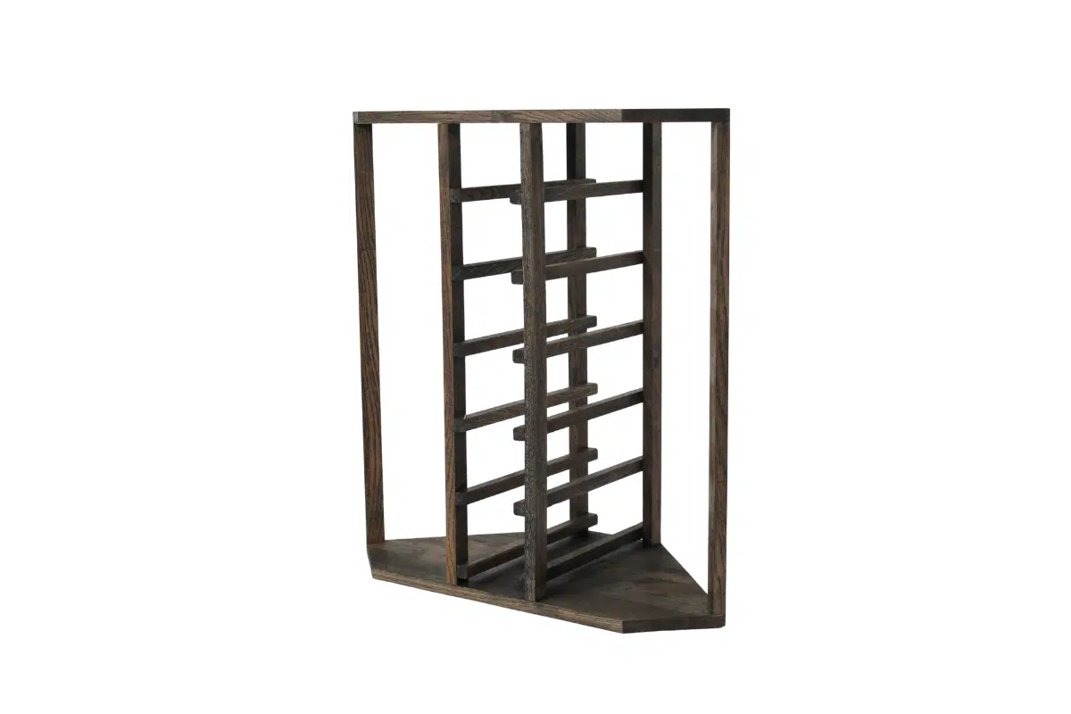 Wine Rack - Nia Corner - Smoked Oak - Image 3