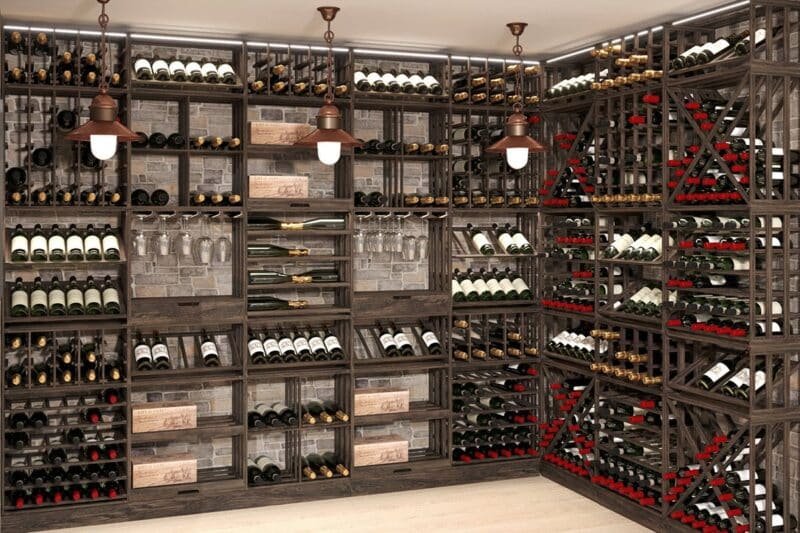 Wine Rack - Jay - Smoked Oak - Image 6