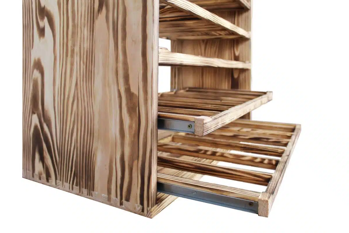 Wine Rack - Sasha - Burnt Pine - Image 4