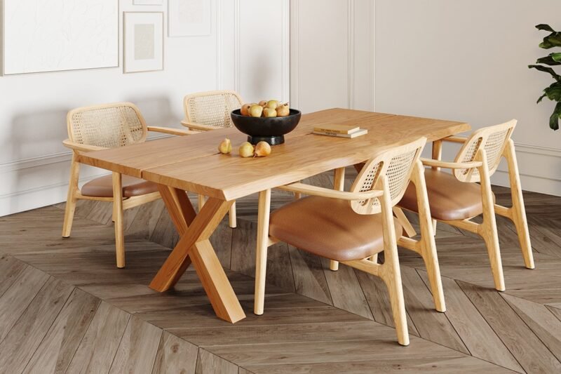 Dining Table - Oak Oil - Image 9