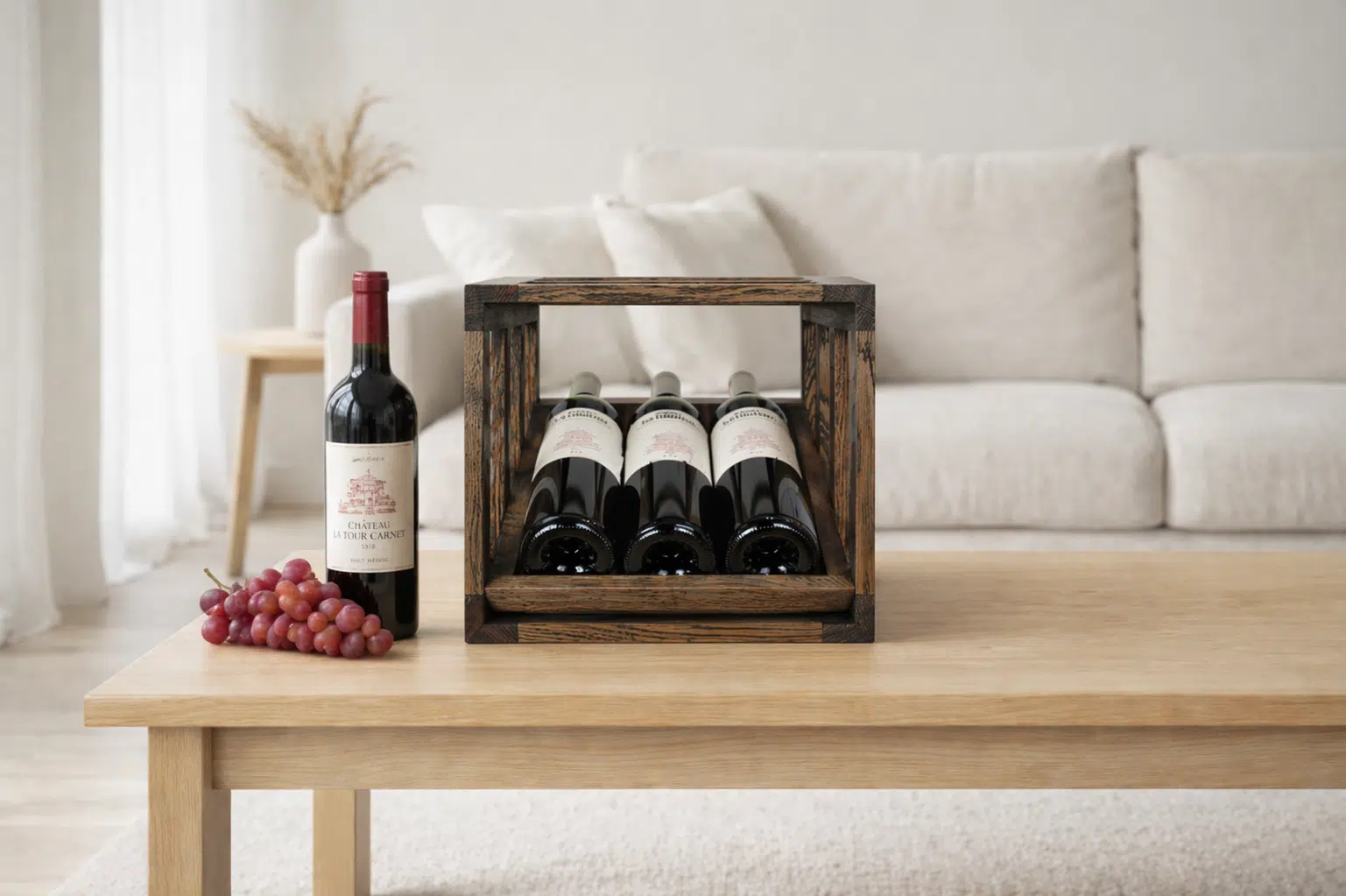 Wine Rack - Sam - Smoked Oak - Image 5